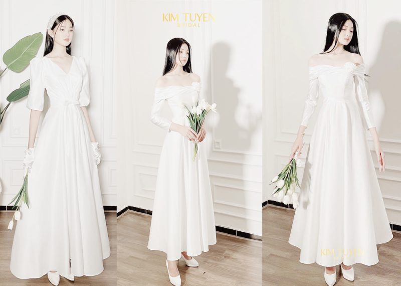 Yc294 Korean Style Wedding Bride Dream Thin Simple Trailing Long Sleeve  Dress - China Bridal Wedding Dress and Wedding Dress price |  Made-in-China.com