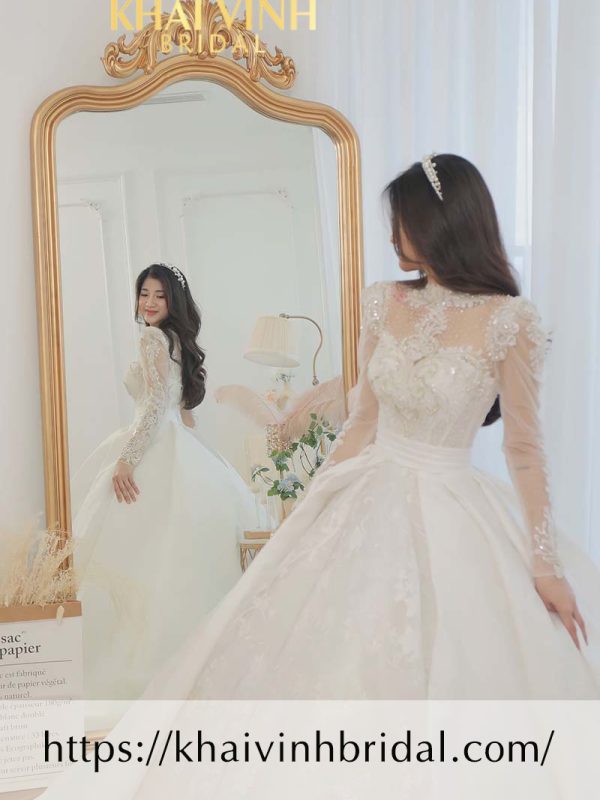 Váy cưới cổ điển cô dâu cổ điển | Shopee Việt Nam